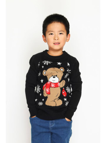 ASSUILI Pullover in Schwarz