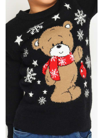 ASSUILI Pullover in Schwarz
