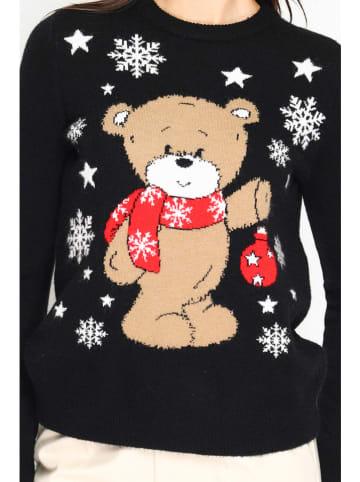 ASSUILI Pullover in Schwarz