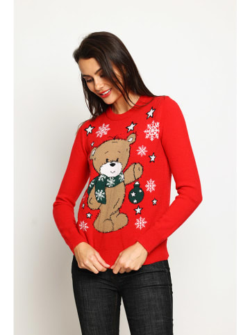 ASSUILI Pullover in Rot