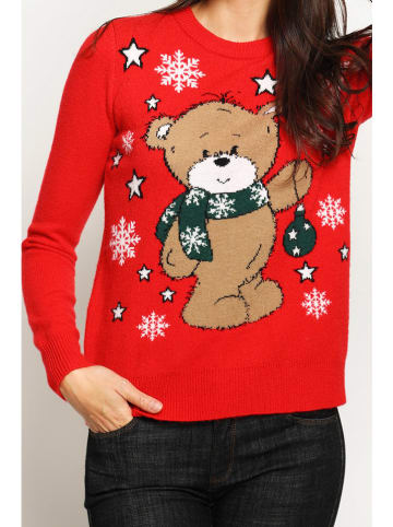 ASSUILI Pullover in Rot