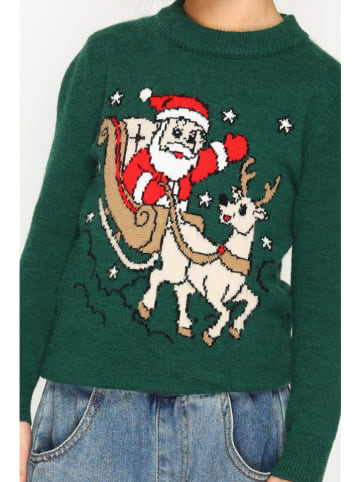 ASSUILI Pullover in Grün