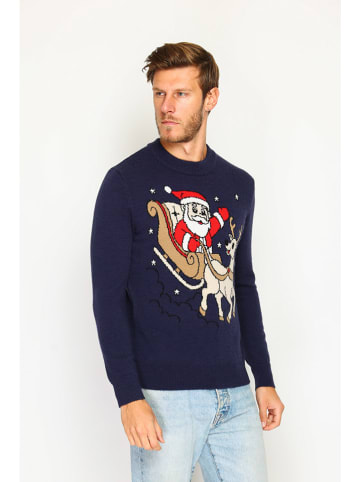 ASSUILI Pullover in Dunkelblau