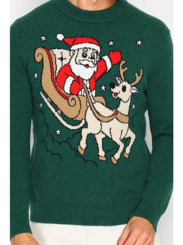 ASSUILI Pullover in Grün