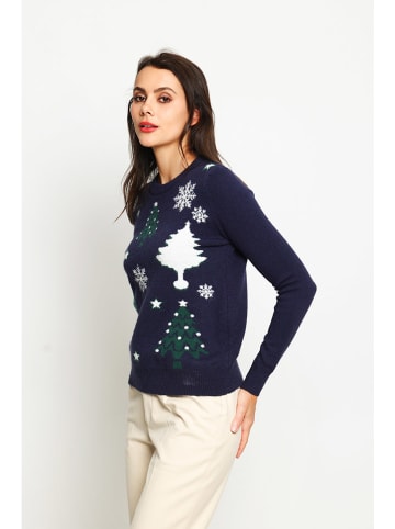 ASSUILI Pullover in Dunkelblau