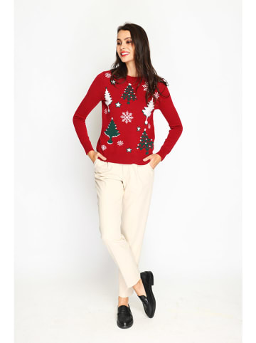 ASSUILI Pullover in Rot