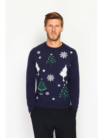ASSUILI Pullover in Dunkelblau