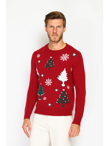 ASSUILI Pullover in Rot