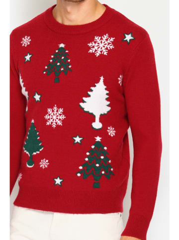 ASSUILI Pullover in Rot
