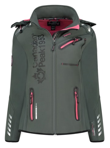 Canadian Peak Softshelljas "Reineak" grijs/roze