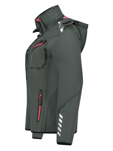 Canadian Peak Softshelljacke in "Reineak" in Grau/ Pink