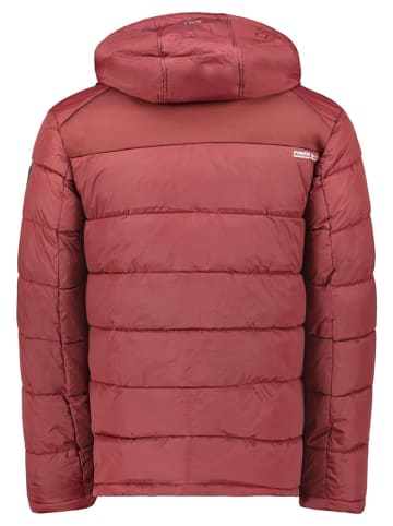 Canadian Peak Doorgestikte jas "Beachweak" bordeaux