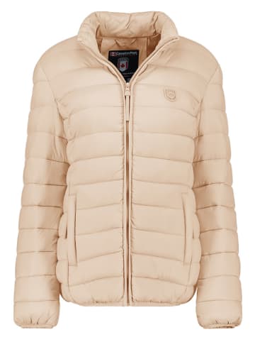 Canadian Peak Doorgestikte jas "Akitaleak" beige