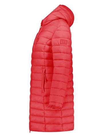 Canadian Peak Doorgestikte mantel "Akitaleak" rood