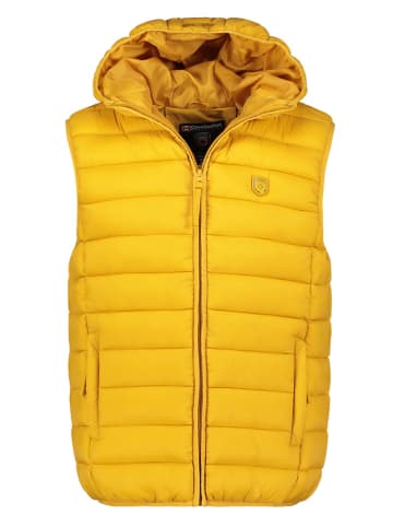 Canadian Peak Doorgestikte bodywarmer "Vakitaleak" mosterdgeel