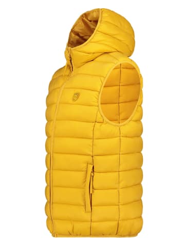 Canadian Peak Doorgestikte bodywarmer "Vakitaleak" mosterdgeel