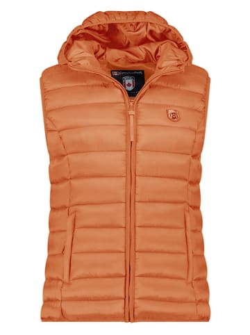 Canadian Peak Doorgestikte bodywarmer "Vakitaleak" oranje