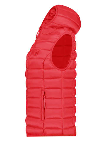 Canadian Peak Doorgestikte bodywarmer "Vakitaleak" rood