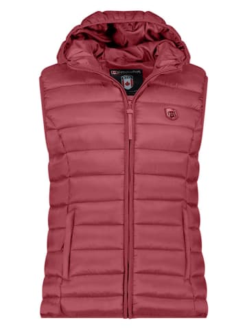 Canadian Peak Doorgestikte bodywarmer "Vakitaleak" bordeaux