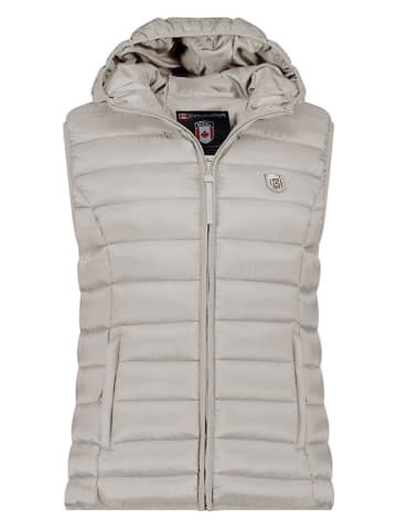 Canadian Peak Doorgestikte bodywarmer "Vakitaleak" lichtgrijs