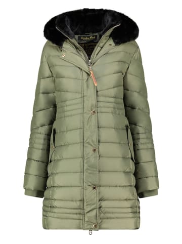 Canadian Peak Wintermantel "Biensureak" grijsgroen