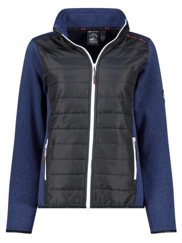 Canadian Peak Fleecejacke "Tirexeak" in Dunkelblau/ Schwarz