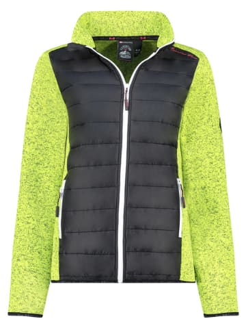 Canadian Peak Fleecejacke "Tirexeak" in Grün/ Schwarz