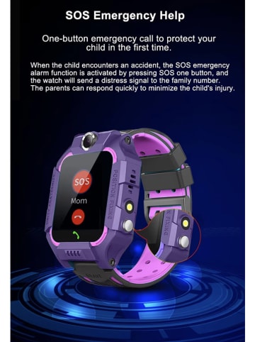 SWEET ACCESS Smartwatch für Kinder in Rosa/ Lila
