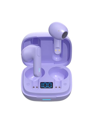 SWEET ACCESS Słuchawki bezprzewodowe Bluetooth In-Ear w kolorze fioletowym