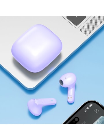 SWEET ACCESS Słuchawki bezprzewodowe Bluetooth In-Ear w kolorze fioletowym