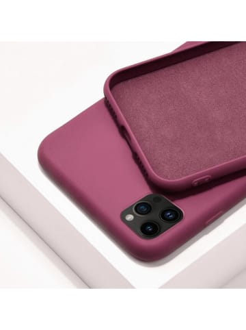 SWEET ACCESS Case mit Kordel für iPhone 14 PRO in Bordeaux