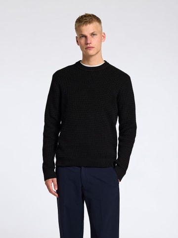 SELECTED HOMME Sweter "Theo" w kolorze czarnym