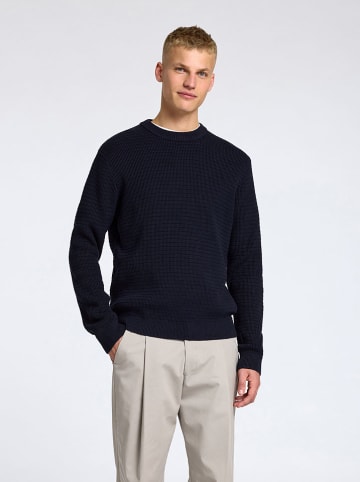 SELECTED HOMME Pullover "Theo" in Dunkelblau