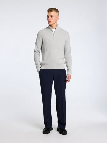 SELECTED HOMME Pullover "Theo" in Hellgrau