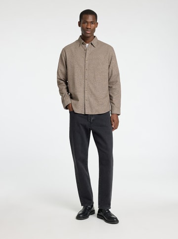SELECTED HOMME Hemd in Taupe