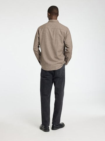 SELECTED HOMME Hemd in Taupe
