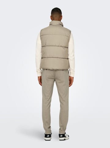 ONLY & SONS Spodnie chino "Mark" w kolorze beżowym