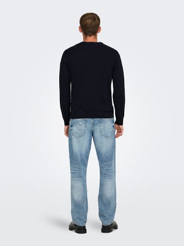 ONLY & SONS Pullover "Xmas" in Dunkleblau