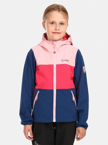 Kilpi Softshelljacke "Ravia" in Dunkelblau/ Pink/ Rosa