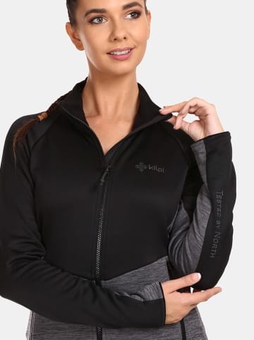 Kilpi Fleecejacke "Tomms" in Schwarz/ Grau