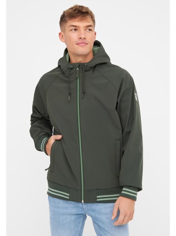 Derbe Regenjacke in Dunkelgrün
