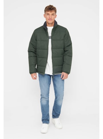 Derbe Omkeerbare regenjas olijfgroen/donkerblauw