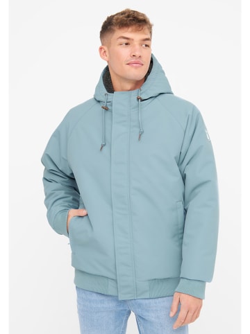 Derbe Regenjacke in Hellblau