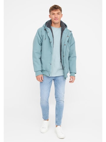 Derbe Regenjacke in Hellblau