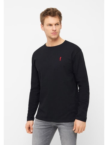Derbe Longsleeve in Schwarz