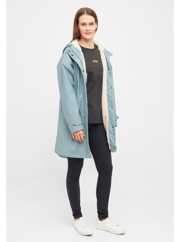 Derbe Parka in Hellblau