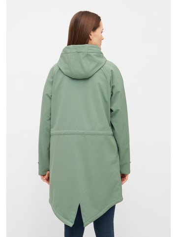 Derbe Regenparka in Grün