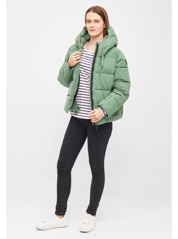 Derbe Winterjas lichtgroen