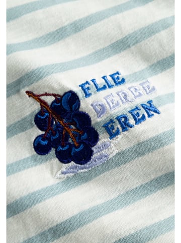 Derbe Shirt crème/lichtblauw