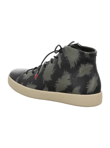 Think! Leder-Sneakers "Joeking" in Anthrazit
